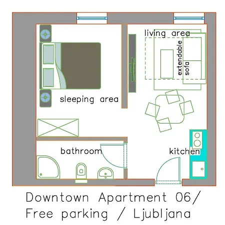 Appartement Downtown / Free Parking